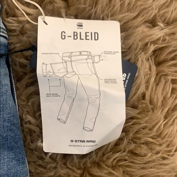 G-Star Raw, G-Bleid Slim Jeans, New with Tags - Picture 3 of 7